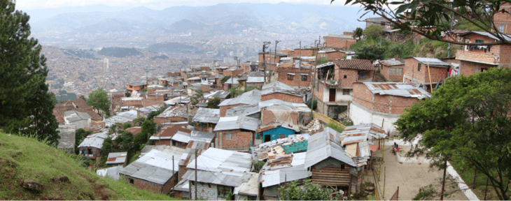 Barrio Trece de Noviembre. Fotografía cortesía de Juan Ricardo Mejía, del Programa Barrios Sostenible.