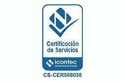 Certificación de Servicios CS-CER568038