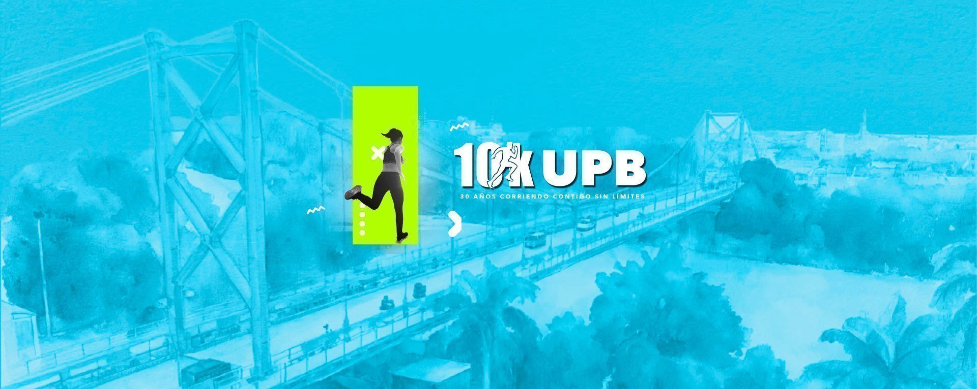 Banner promocional Carrera Atlética UPB 10K Montería 2025