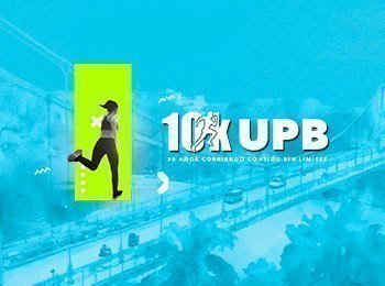 Banner promocional Carrera Atlética UPB 10K Montería 2025