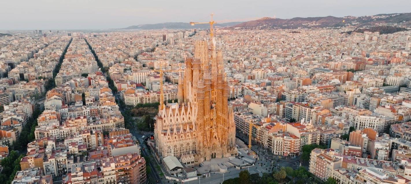 Foto panoramica barcelona