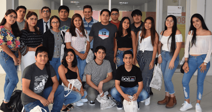 Estudiantes de la Universidad Peruana de Ciencias Aplicadas.