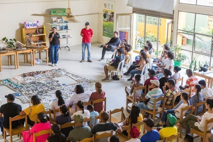 Foto tomada por Nelson Agudelo Vélez durante socialización en Nueva Colonia