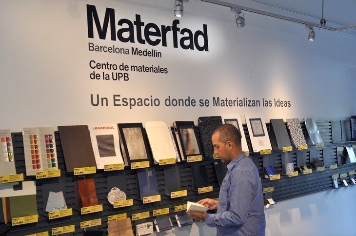 Materfad Medellín, centro de materiales de la UPB, en el que el Grupo de Investigación de Estudios en Diseño participa. 
