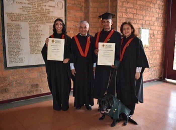 Manuela y William, egresados UPB