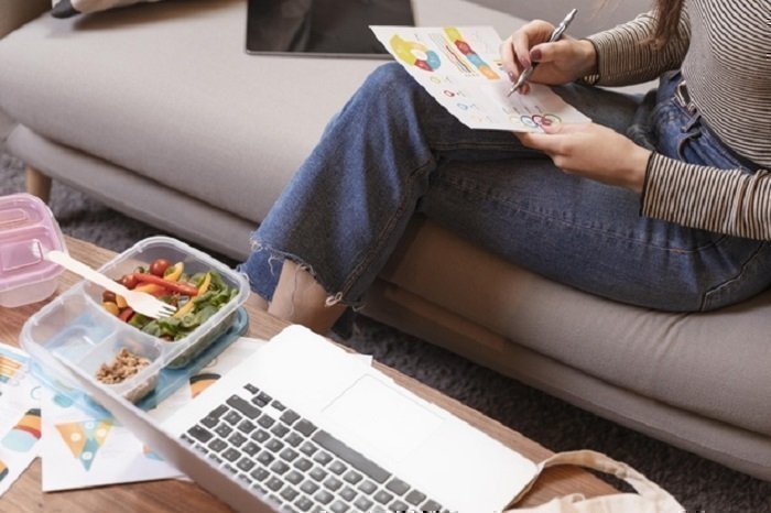 Foto interna productividad y teletrabajo