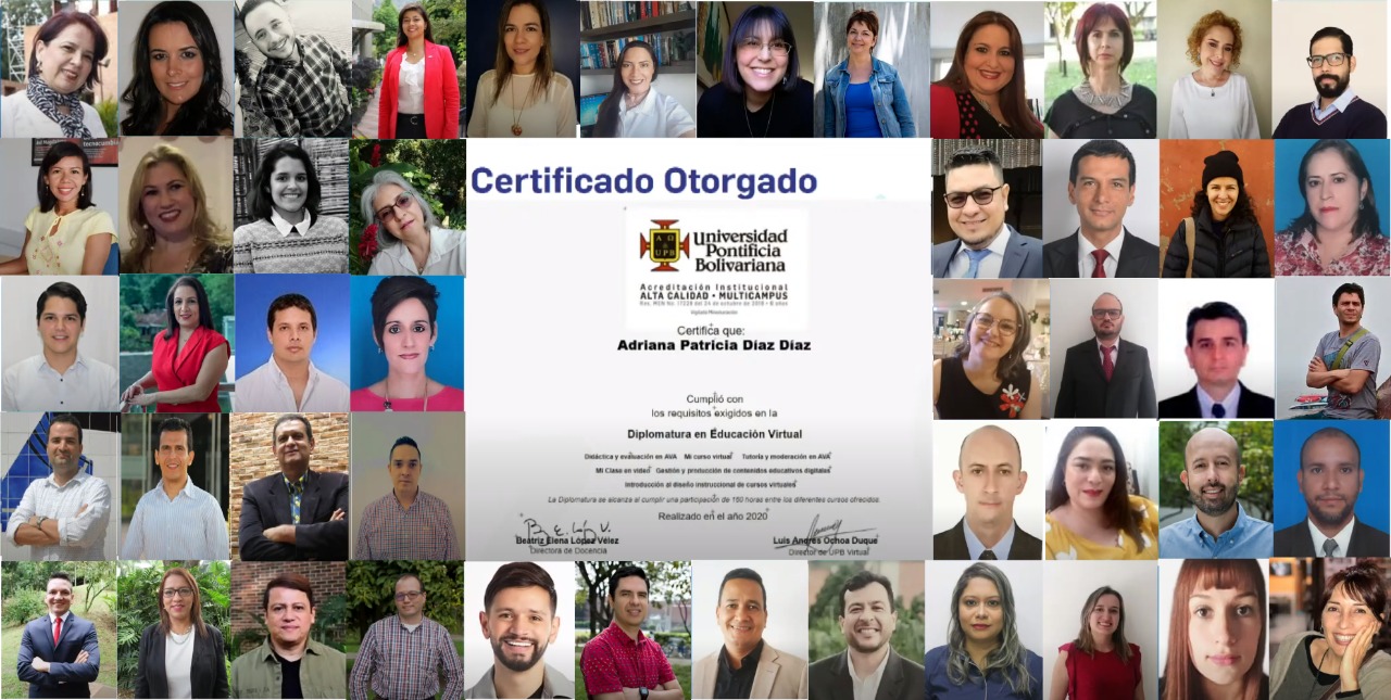 UPB certifica primera cohorte de docentes en diplomatura de educación virtual