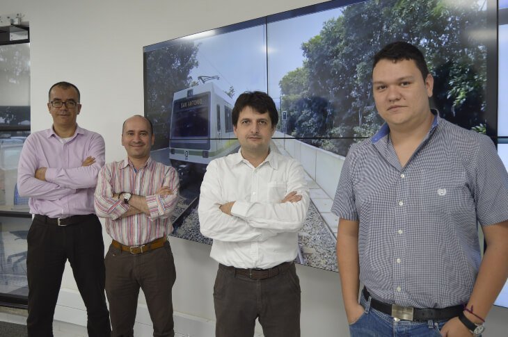 Investigadores UPB y del Metro de Medellín. Foto: Programa Divulgación Científica