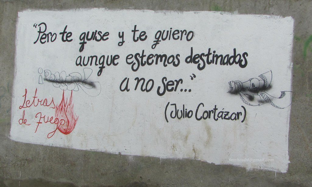 Graffiti de poema. 