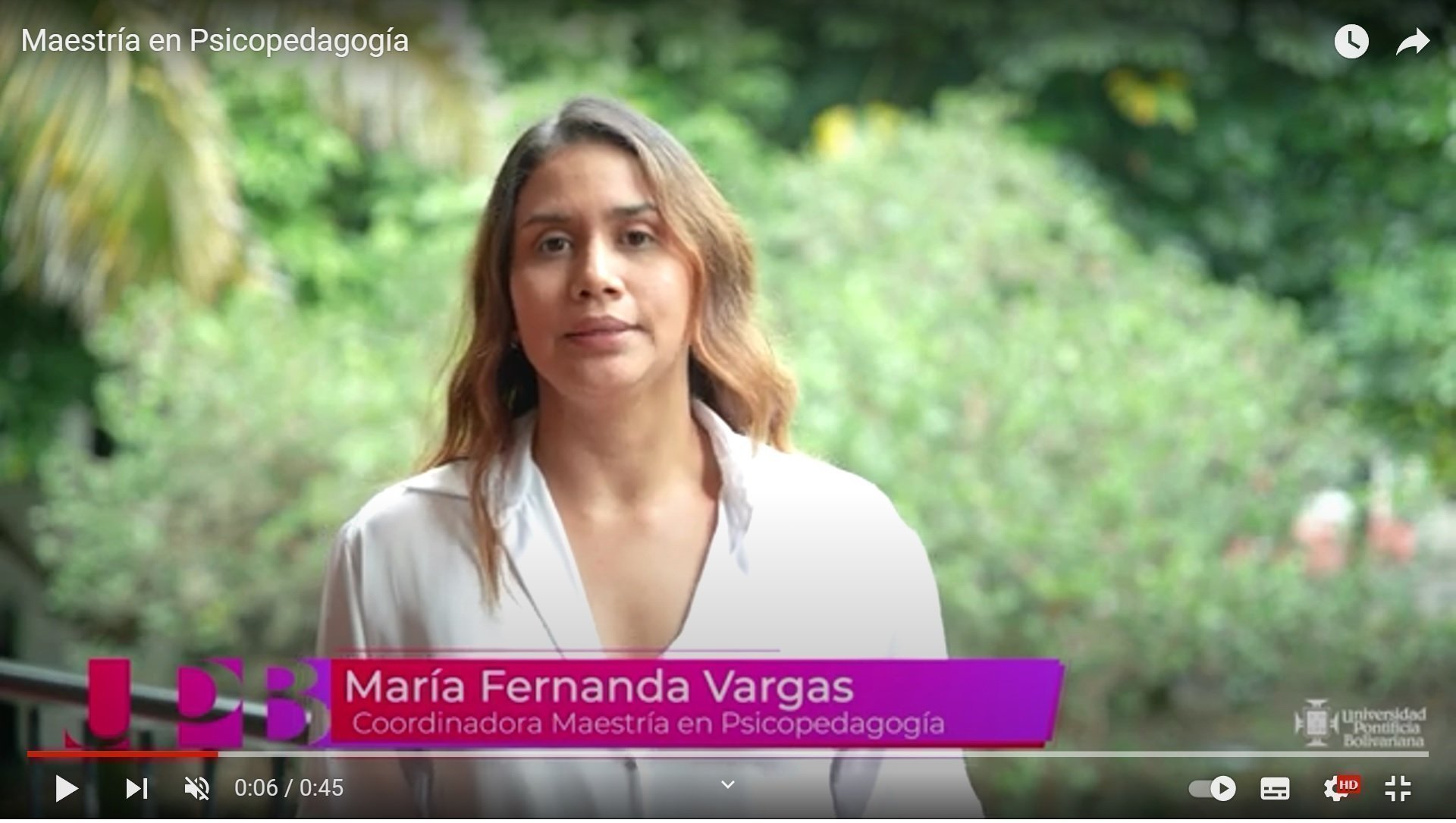 Coordinadora de la Maestría en Psicopedagogía