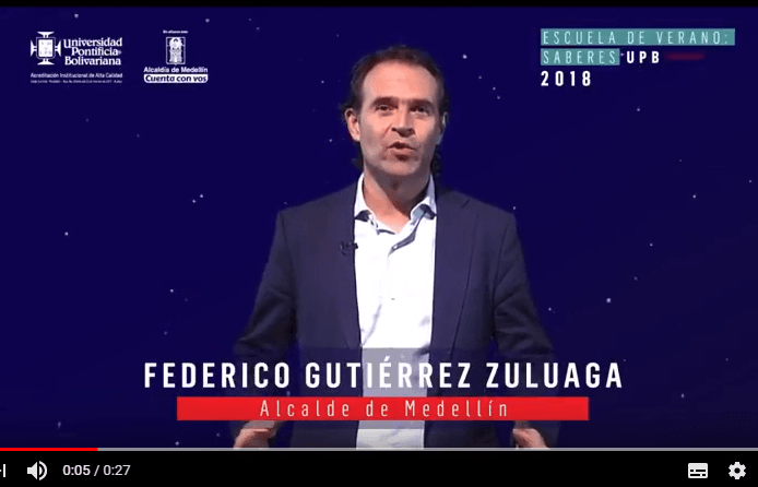 Video invitación Alcalde de Medellín